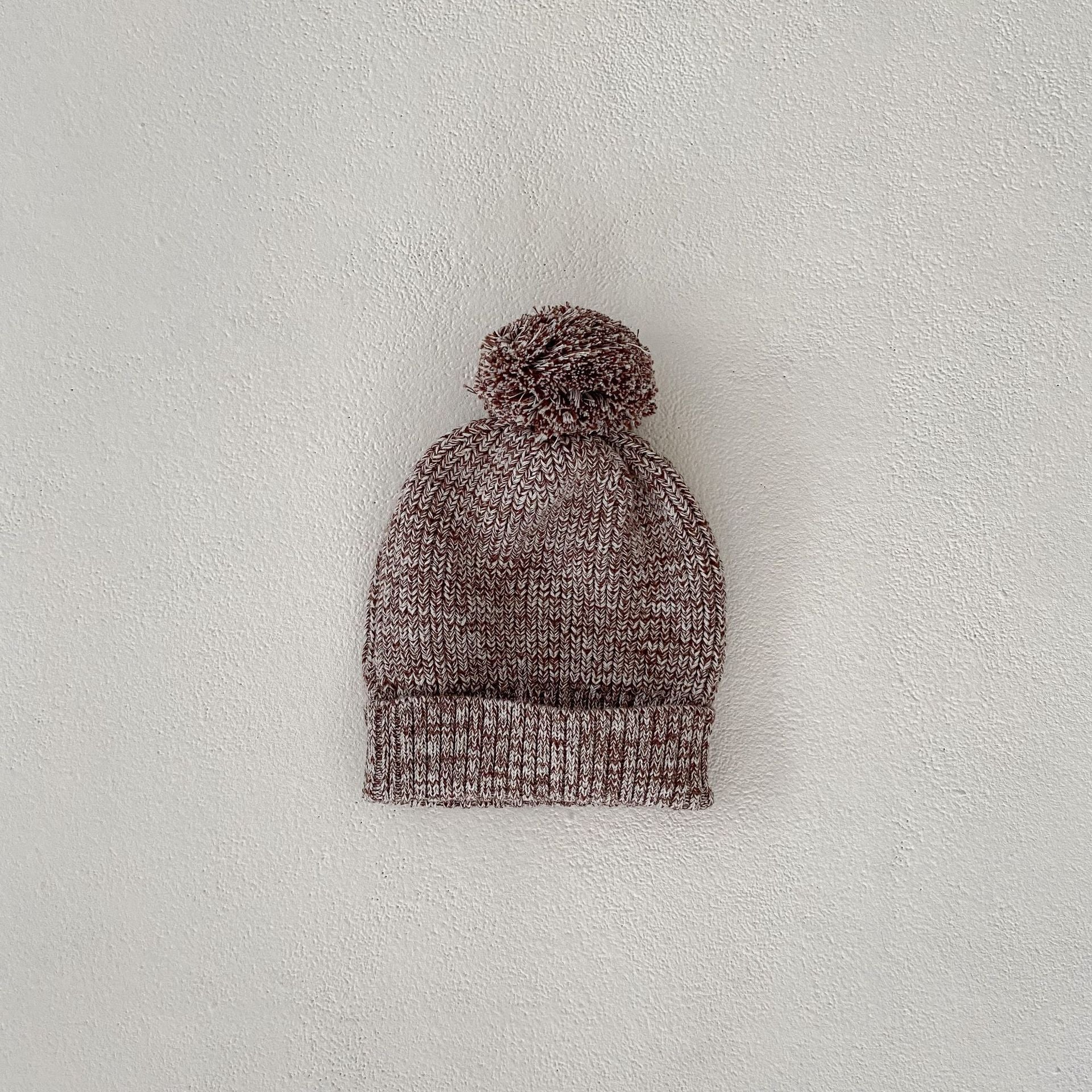 Thick Needle Knitted Hat 3-piece Set