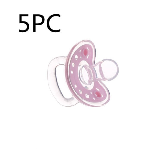 Gel Pacifier Two-color Liquid Silicone Sleep Comfort Baby Pacifier Baby