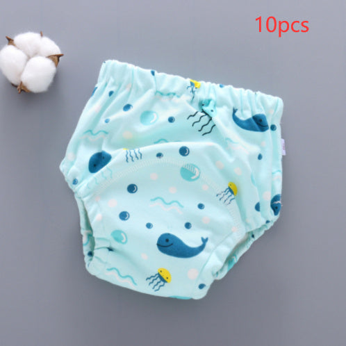 Baby Training Pants - Washable 6-layer Gauze Diaper Cover