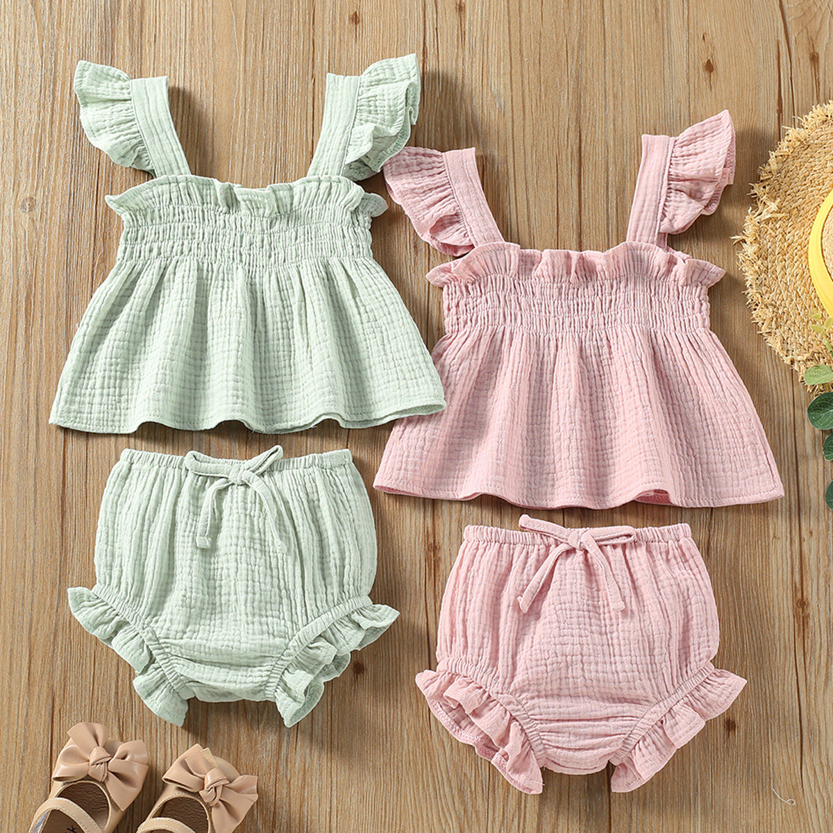 Girls' Sling Top and Pants Suit