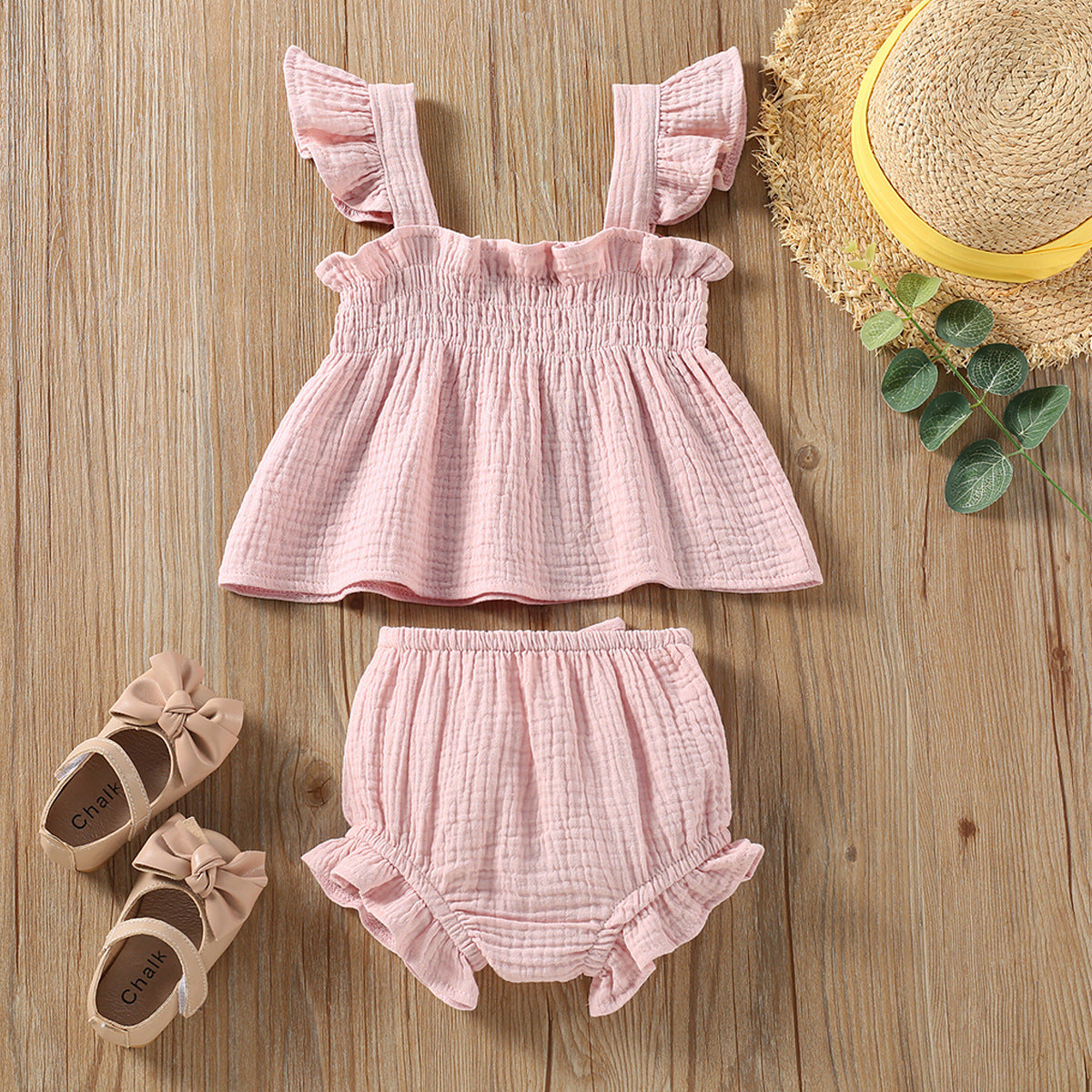 Girls' Sling Top and Pants Suit