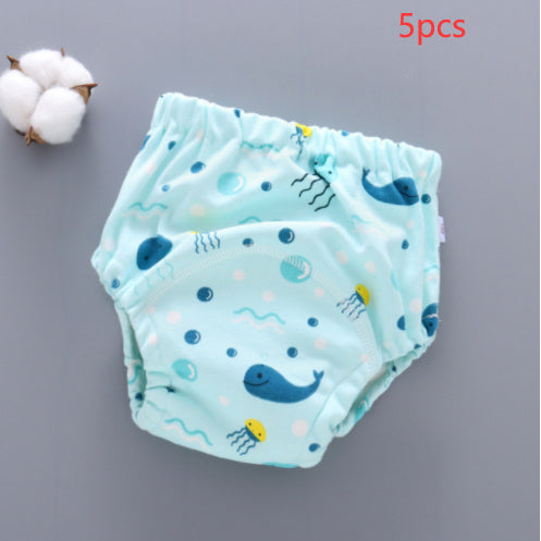 Baby Training Pants - Washable 6-layer Gauze Diaper Cover