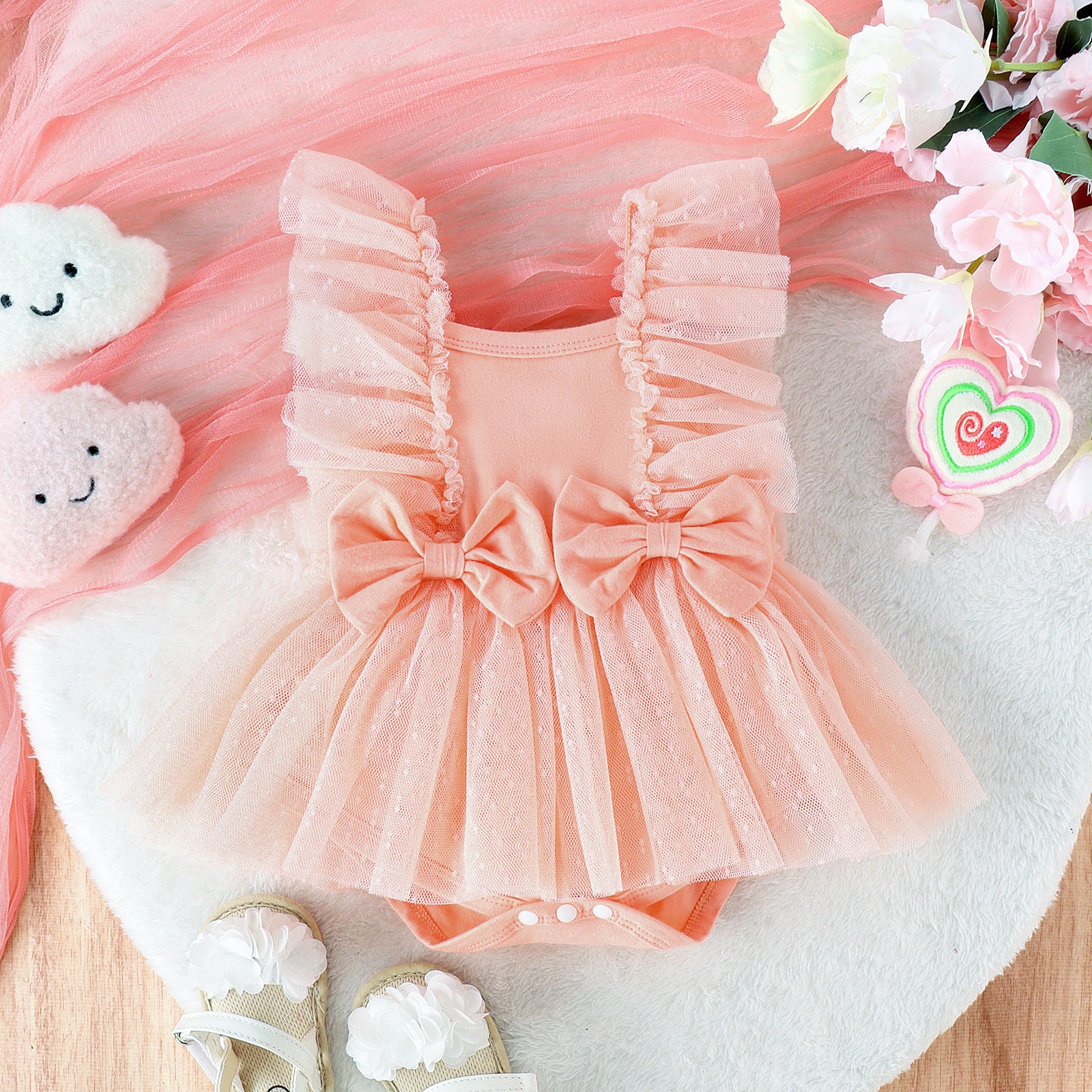 Infant Skirted Bodysuit Jumpsuit