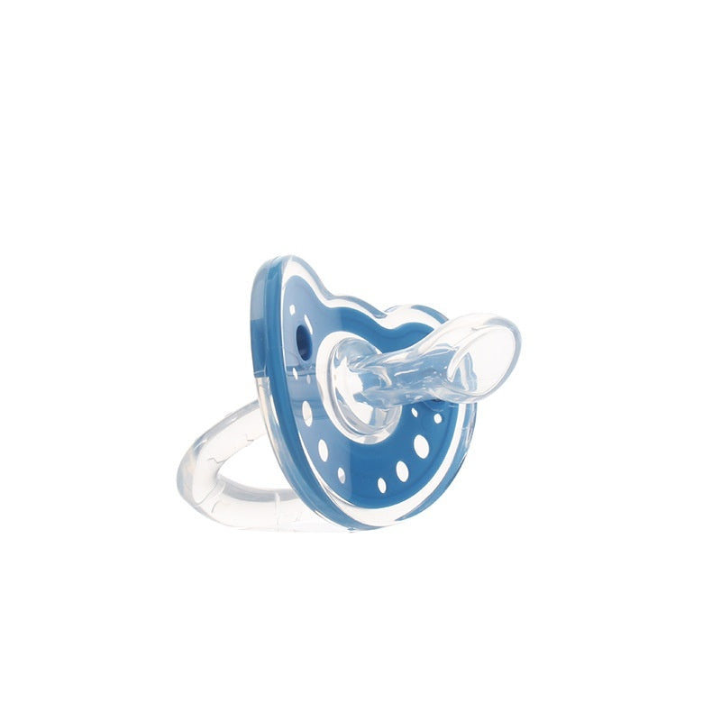 Gel Pacifier Two-color Liquid Silicone Sleep Comfort Baby Pacifier Baby