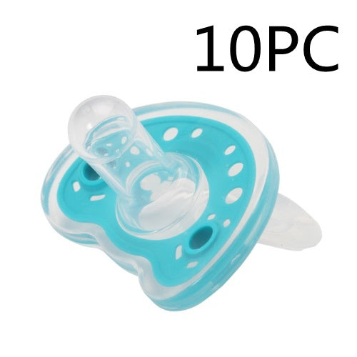 Gel Pacifier Two-color Liquid Silicone Sleep Comfort Baby Pacifier Baby