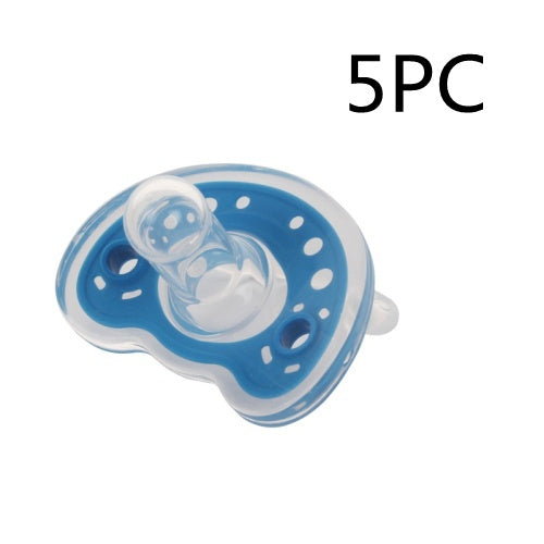 Gel Pacifier Two-color Liquid Silicone Sleep Comfort Baby Pacifier Baby