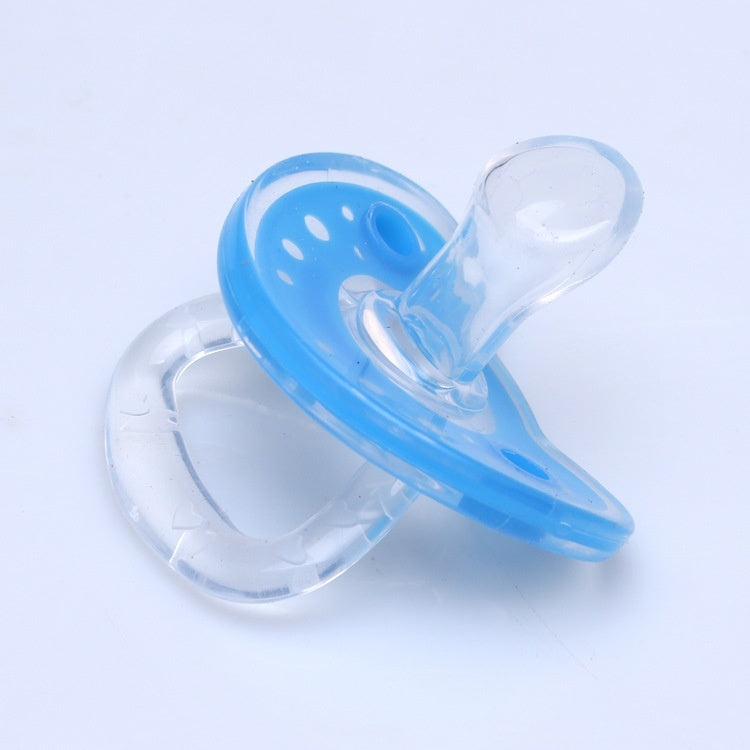 Gel Pacifier Two-color Liquid Silicone Sleep Comfort Baby Pacifier Baby
