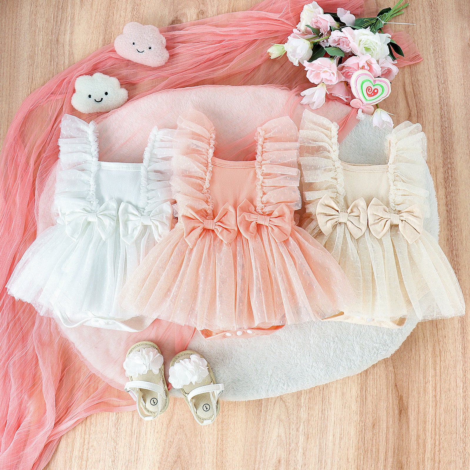 Infant Skirted Bodysuit Jumpsuit