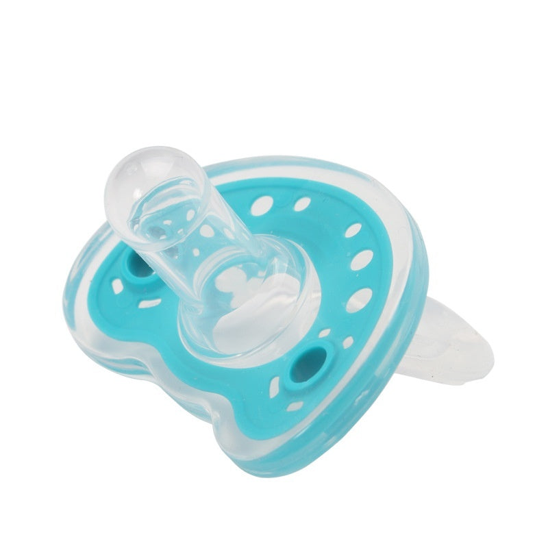 Gel Pacifier Two-color Liquid Silicone Sleep Comfort Baby Pacifier Baby