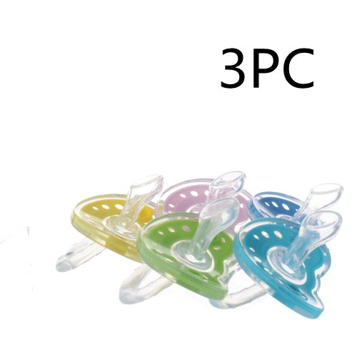 Gel Pacifier Two-color Liquid Silicone Sleep Comfort Baby Pacifier Baby