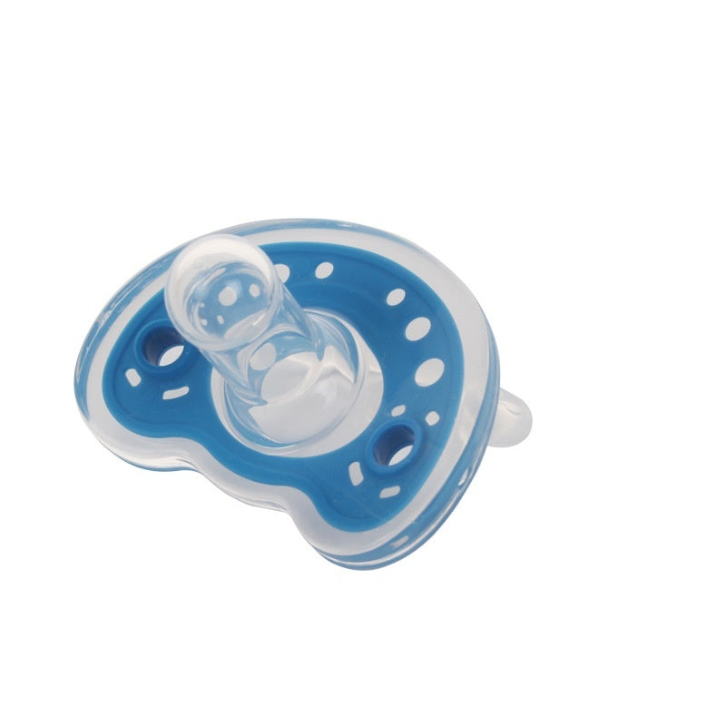 Gel Pacifier Two-color Liquid Silicone Sleep Comfort Baby Pacifier Baby