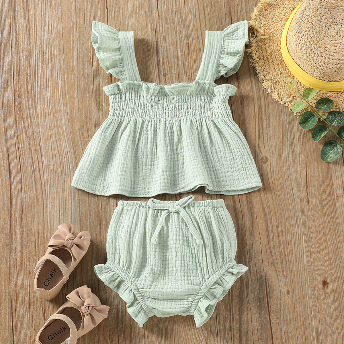 Girls' Sling Top and Pants Suit