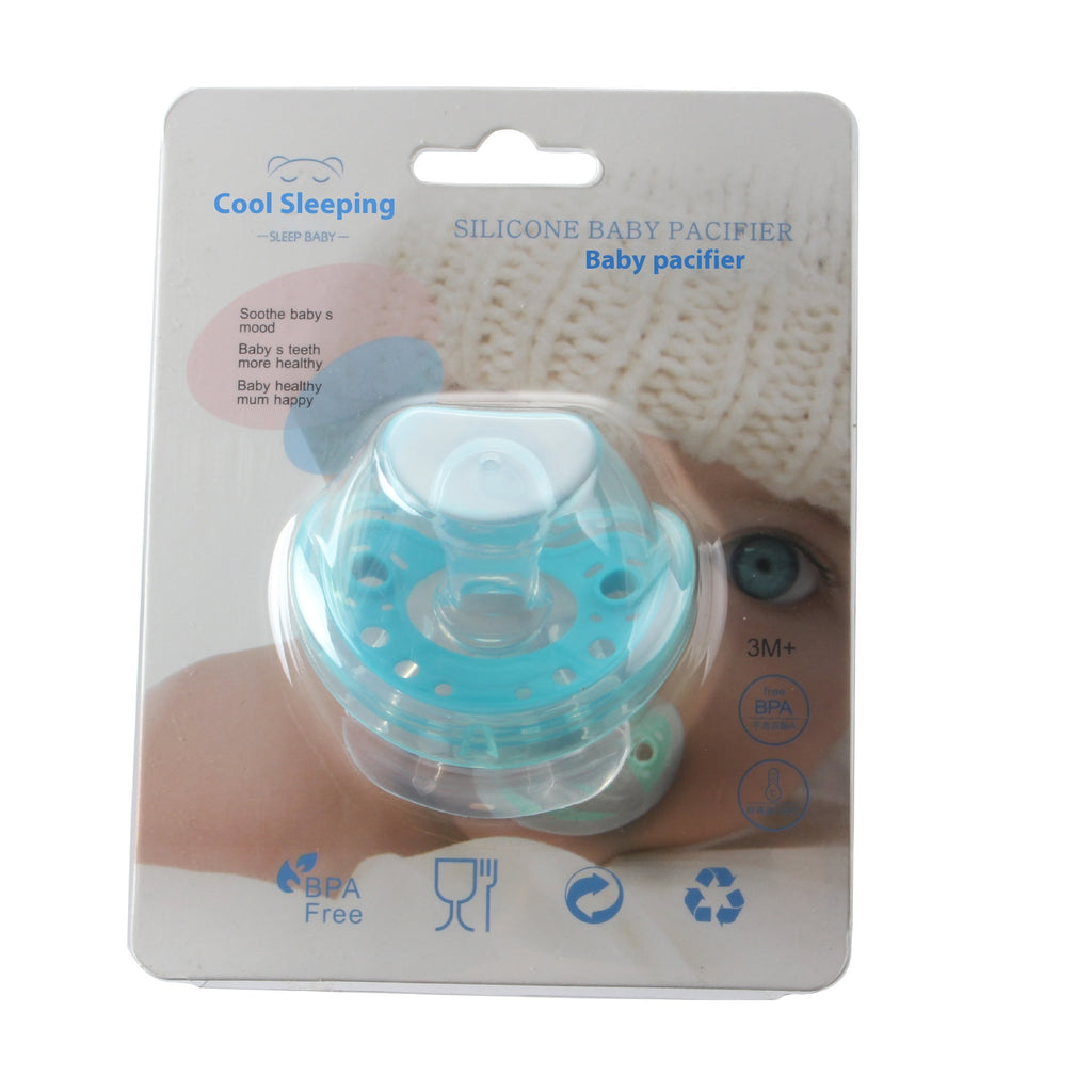 Gel Pacifier Two-color Liquid Silicone Sleep Comfort Baby Pacifier Baby