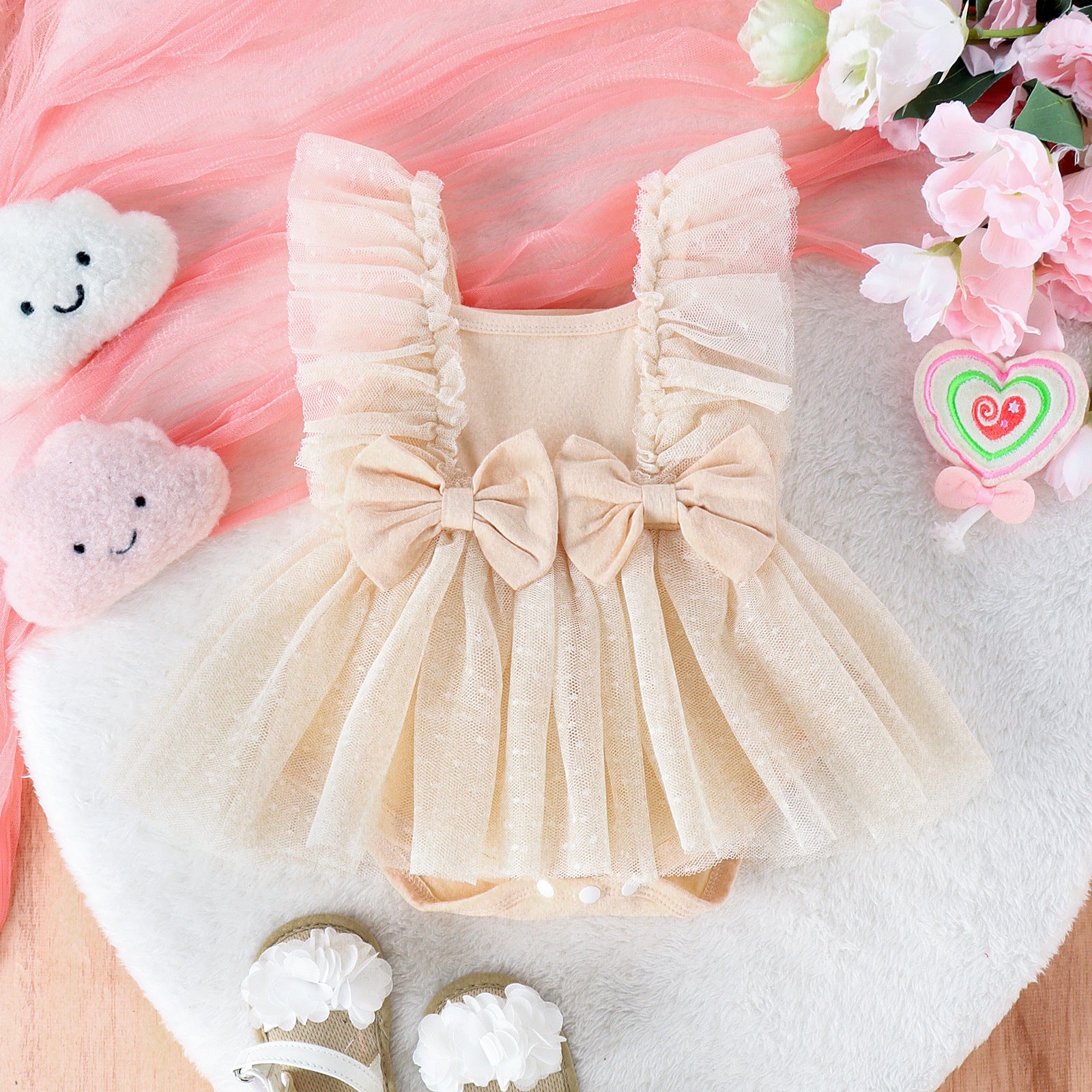 Infant Skirted Bodysuit Jumpsuit