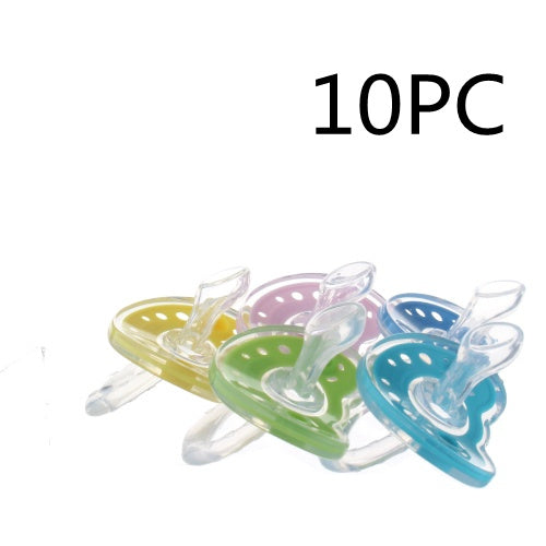 Gel Pacifier Two-color Liquid Silicone Sleep Comfort Baby Pacifier Baby