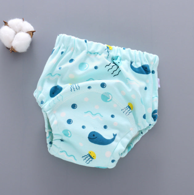 Baby Training Pants - Washable 6-layer Gauze Diaper Cover