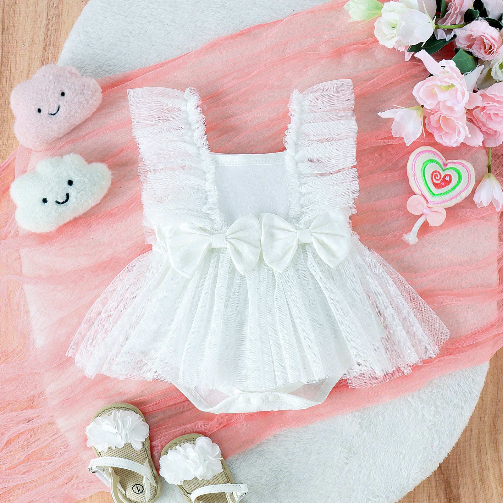 Infant Skirted Bodysuit Jumpsuit