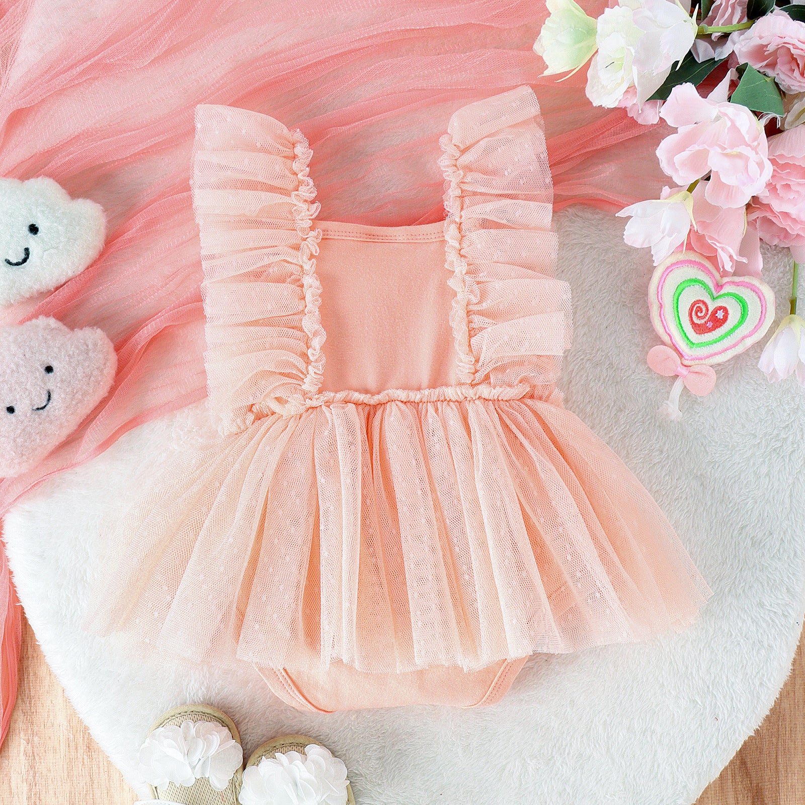 Infant Skirted Bodysuit Jumpsuit