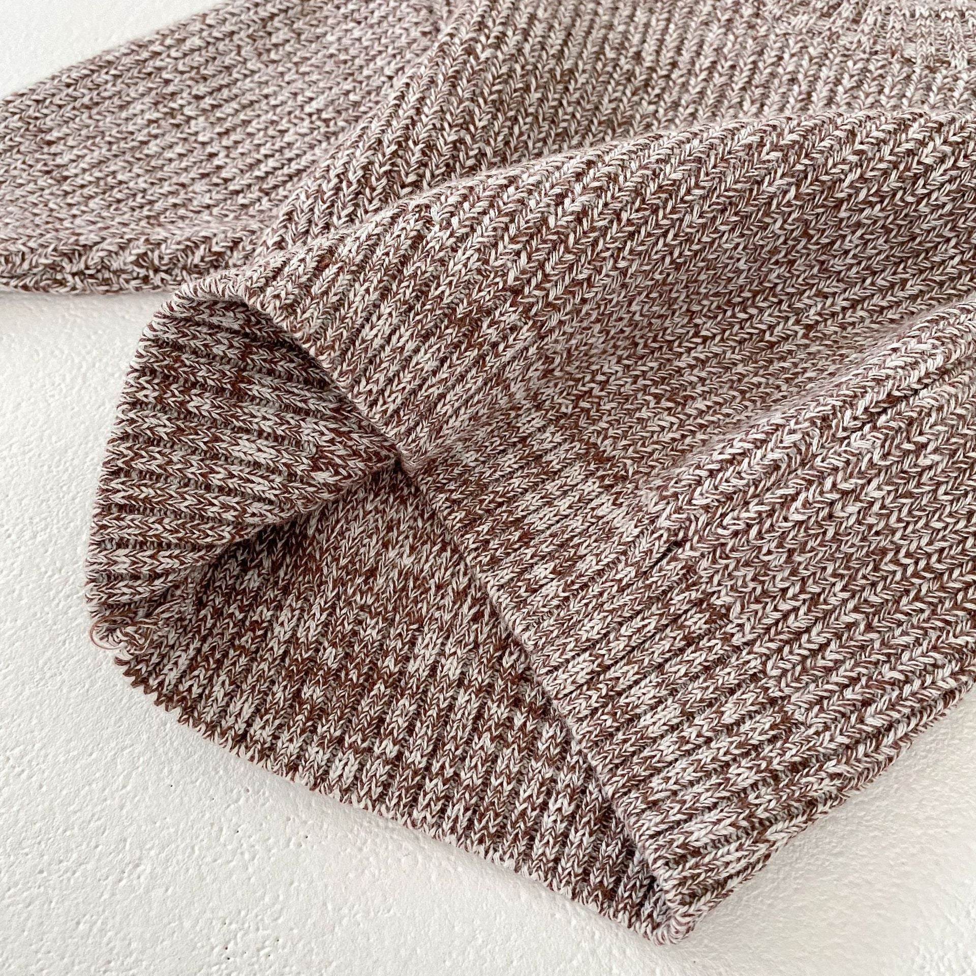 Thick Needle Knitted Hat 3-piece Set