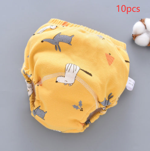 Baby Training Pants - Washable 6-layer Gauze Diaper Cover