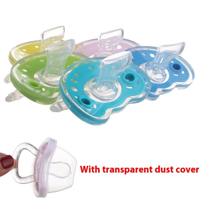Gel Pacifier Two-color Liquid Silicone Sleep Comfort Baby Pacifier Baby